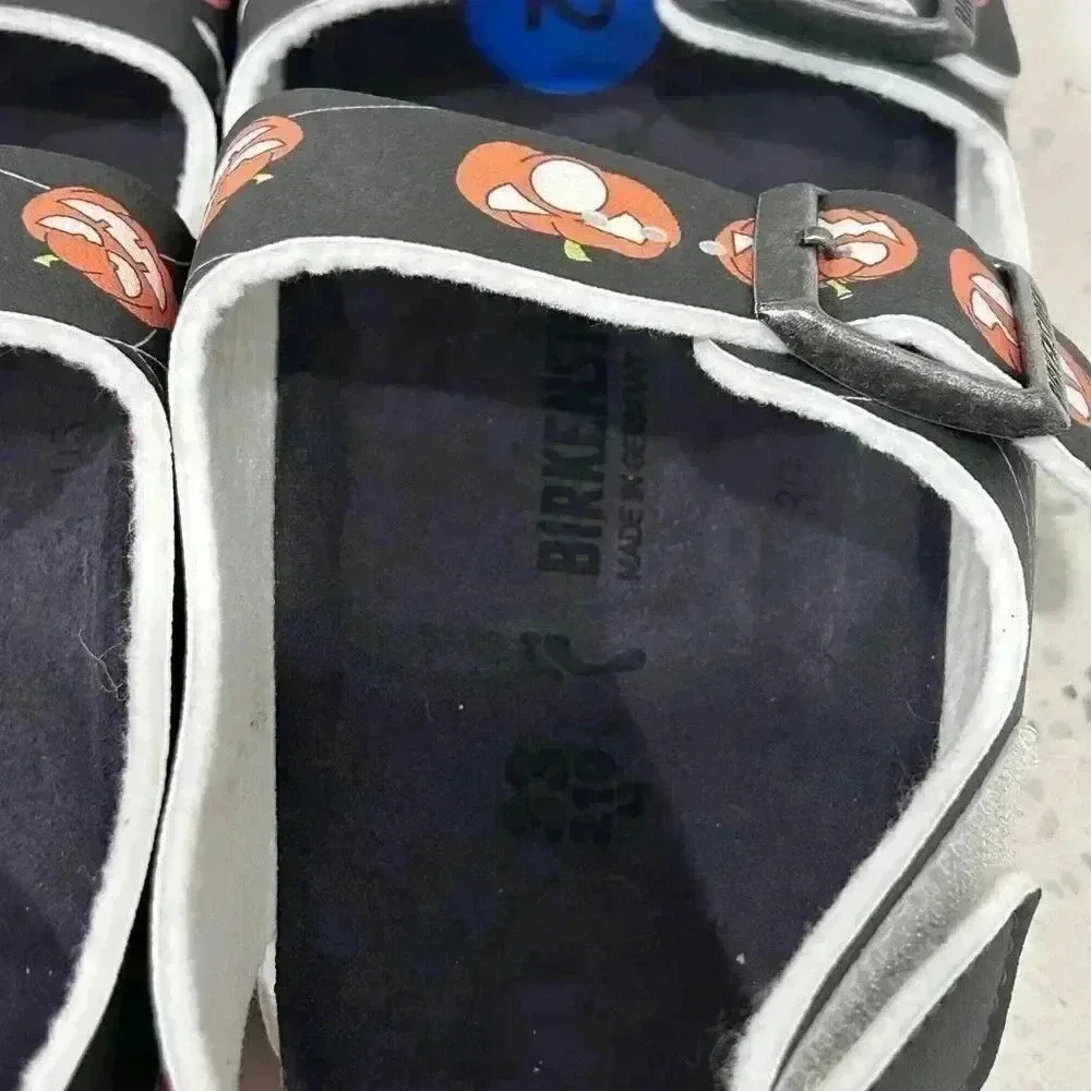 NEW Birkenstock Halloween Sandals Pumpkin Kids Unisex Us Size 2 (33 UK)